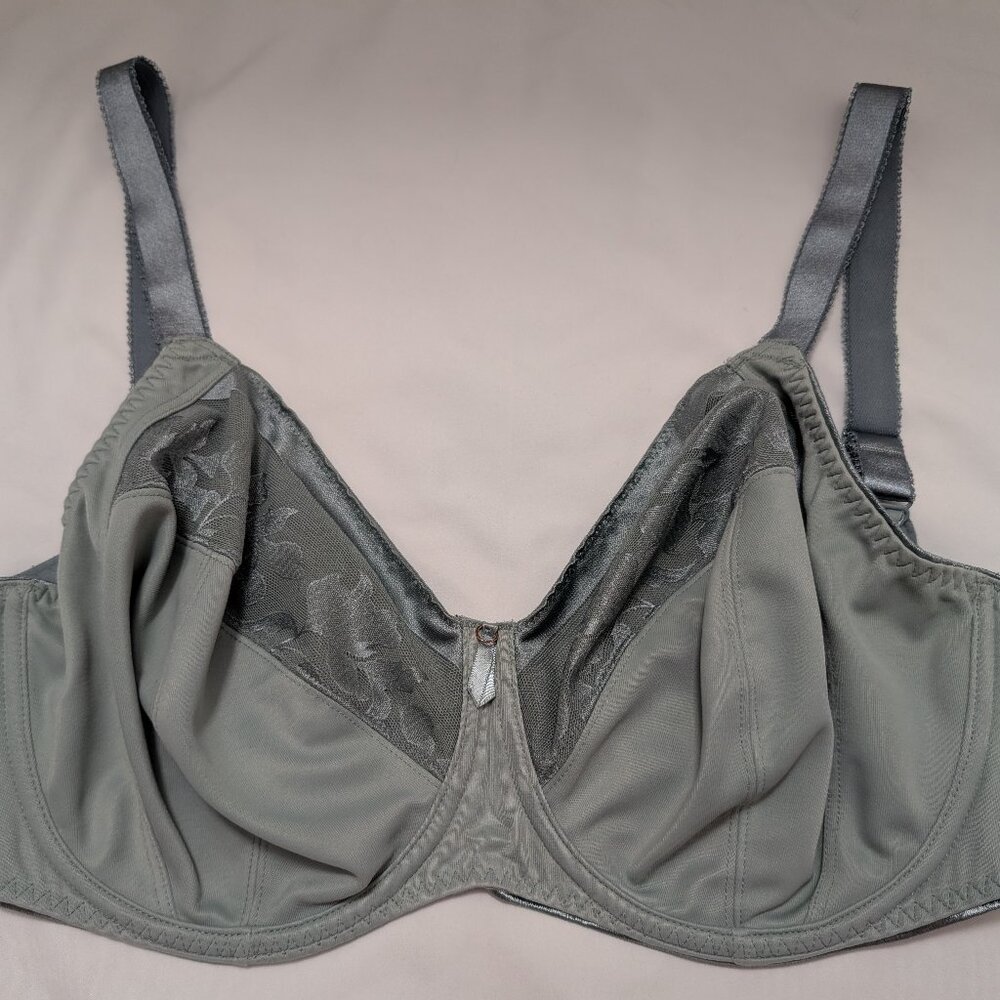 Fantasie 32H Illusion Blue Unlined Full Cup Side Support Underwire Bra